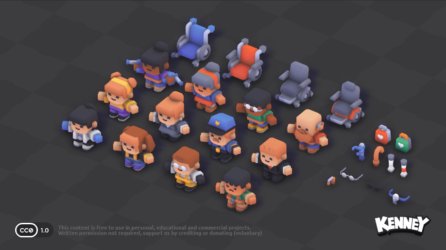 Mini Characters 素材包预览