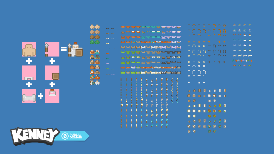 Roguelike Characters 素材包预览